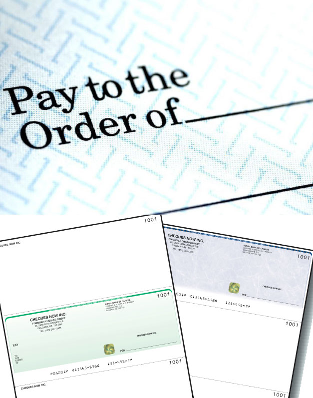 Edmonton Printed Cheques Custom Printer for Cheques and Forms In Edmonton. Telerose Printing.